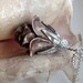 Rose pendant silver copper one of a kind Sale