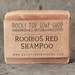 Solid Shampoo Bar with Rooibos Red Tea - All Natural Soap, Unscented Soap, Handmade Soap, Cold Process Soap