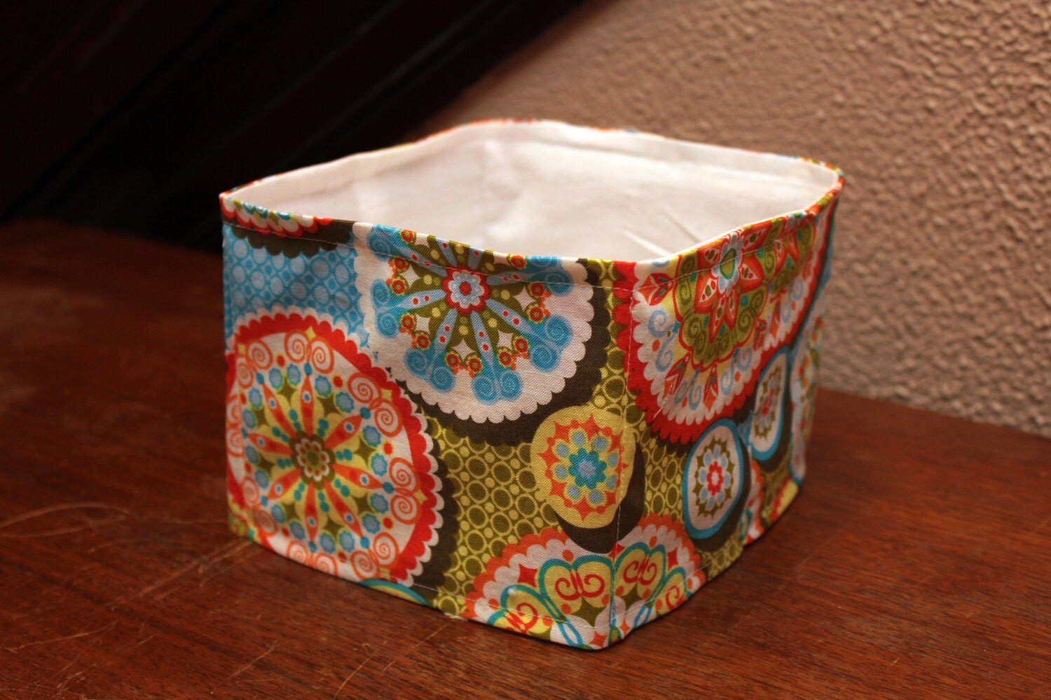 Washable Fabric Storage Bin California Dreamin'