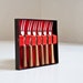 Vintage Mid Century Modern Teak Cocktail Forks