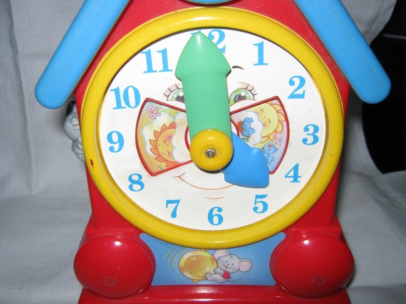 old timer clock toy