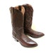 Vintage Western Boots Black Cherry Brushed Off For Man By Nocona Boots / Size 8 1/2 D / Made in USA