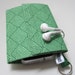 Escape Pod Wallet in Green Weave- Perfect for iPod, iPhone, Droid, Zune, Blackberry, most digital cameras, cell phones, earbuds, credit cards and more