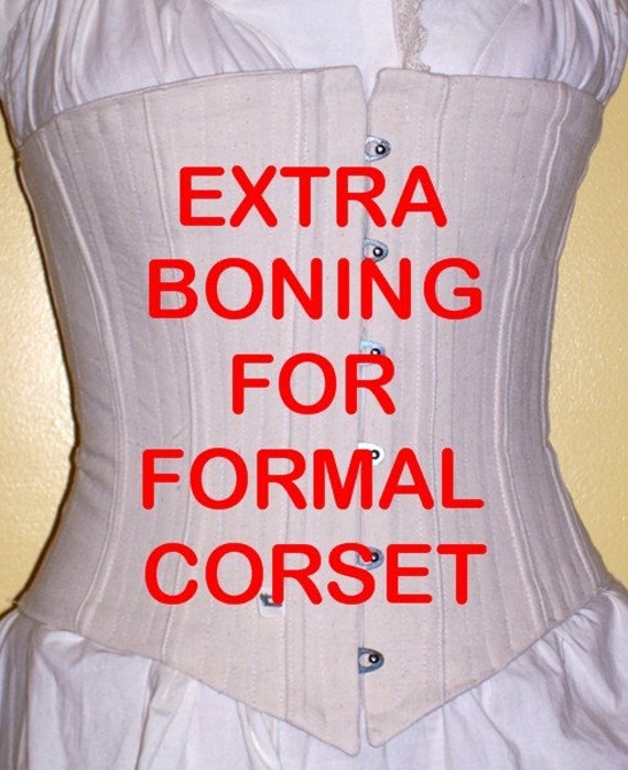 Extra Boning for Formal Corset 1 Set of 4 Bones