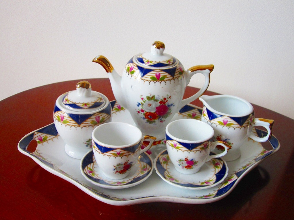 Mini Tea Set 10 Piece Adeline Collection