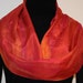 Sparkling Lava Hand Painted Silk Scarf - size 11x58