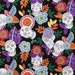 Jardin de los Muertos from Alexander Henry Day of the Dead Dia de los Muertos fabric