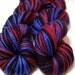 Merino Cashmere Nylon - Hand Painted Self-Striping - Circe Sock - Waiting and Waiting