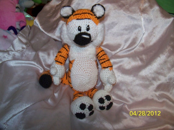 crochet hobbes tiger