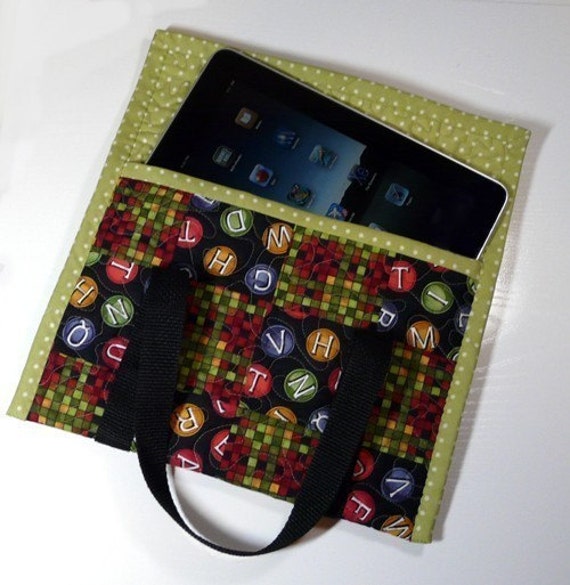 Quilted iPad Bag - Double Handle Style - Pattern no. 501