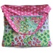 Amy Butler Purse Zippered Jade Green Pink Waterproof large