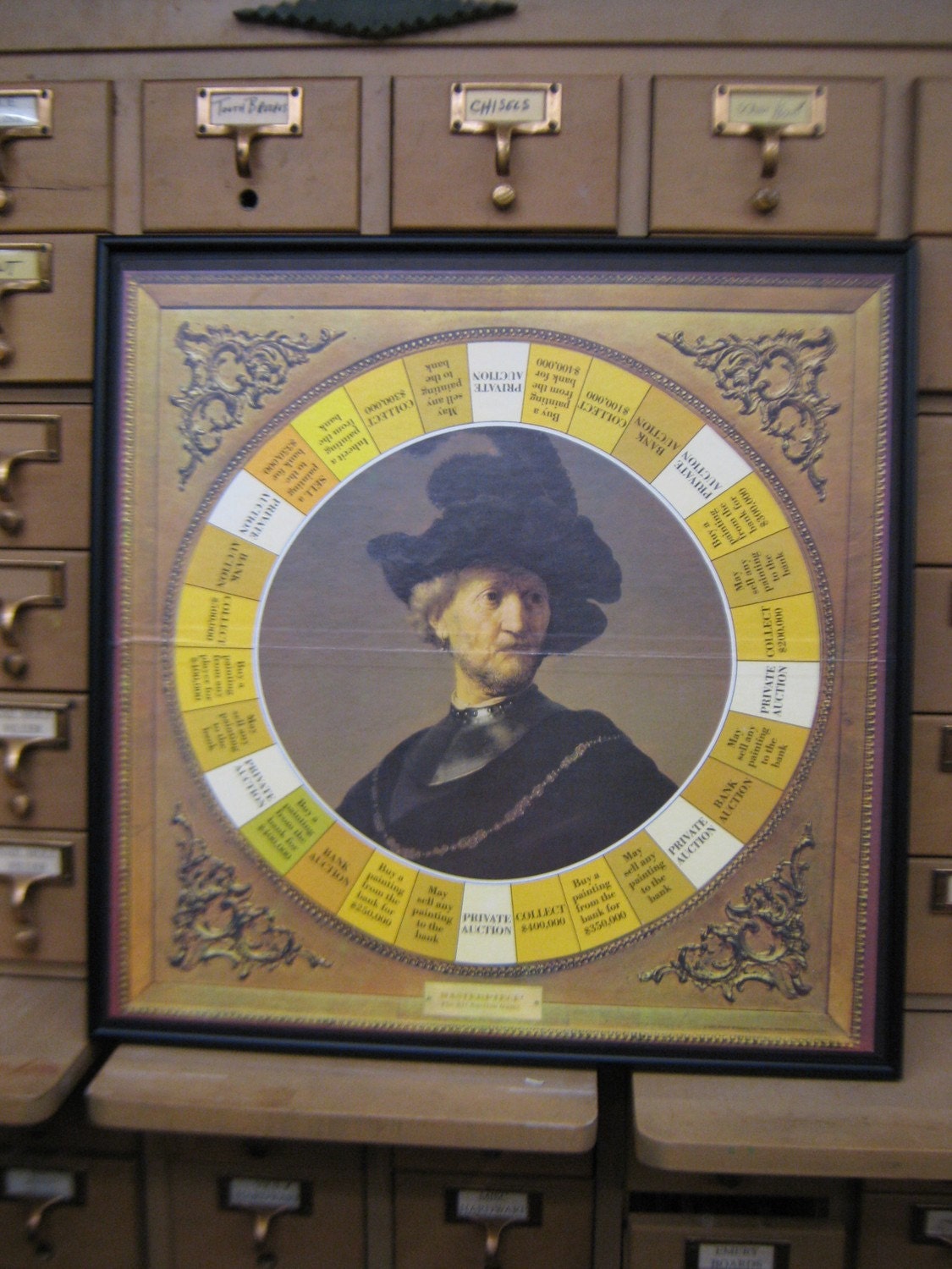 Masterpiece Board Game framed Art by GoatCartArt on Etsy