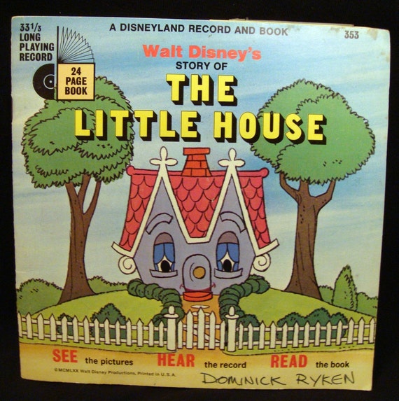 Items similar to Walt Disney 1970 The Little House Book and Record on Etsy