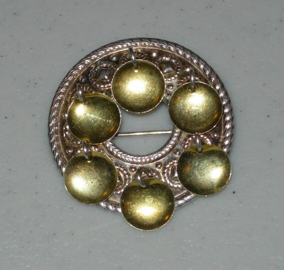 Norwegian Solje Brooch in Sterling