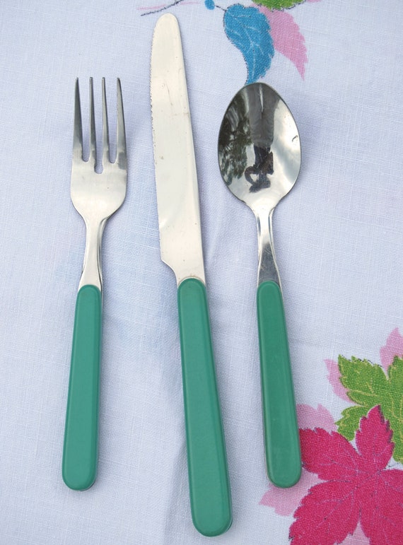 turquoise cooking utensils