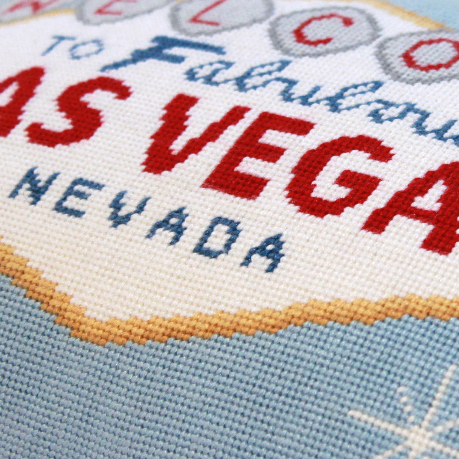 las vegas retro modern needlepoint canvas diy contemporary