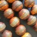 2 strands -Antique Coffee Brown Tibetan Agate Round Ball 10mm Stripes-38pcs/strand