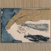 Urge to creation - FRAMED Original mixed media artwork (collage and ink drawing)