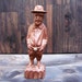 The Sea Shanty - THE LEAN Vintage Carved Wood Drunk Fisherman Folk Art