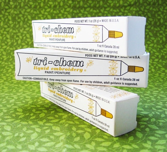 TriChem Liquid Embroidery Tubes