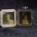 Antique Sterling Photo Locket and Pen Knife with Original Photographs