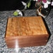Quilted Maple and Walnut Keepsake Box with Many Special Touches.
