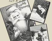Digital Tag Cards Digital collage sheet Christmas Postcards Digital Collage Tags use for Scrapbooking Crafting Notecards Il_170x135