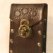 Leather Steampunk Cellphone Smartphone Case / Holster
