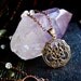 RESERVED for Angeline- Celtic Triquetra Shield Necklace