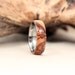 Size 7.5 - Bethlehem Olive Lined With Titanium Wooden Ring