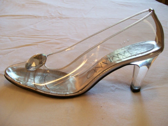 clear glass shoes