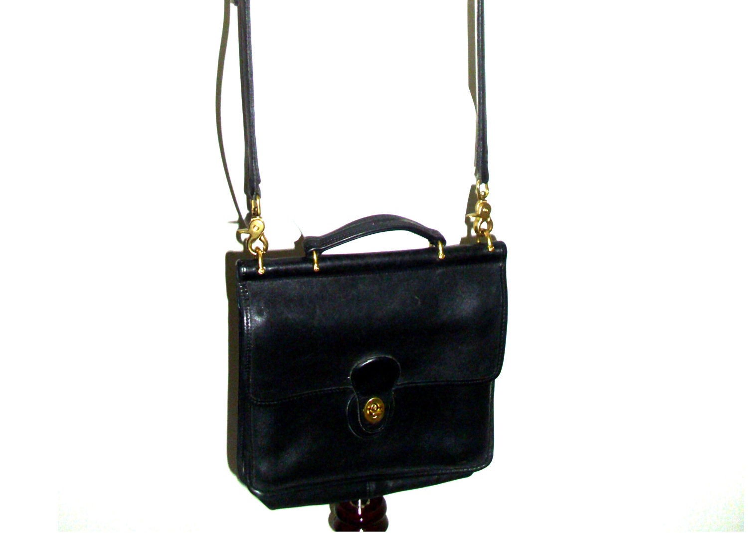 Vintage Coach handbag shoulder satchel by vintageclothingstore