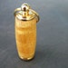 Wood Key Chain, Deluxe Pill Holder, Yellowheart with 10kt Gold Accents and Gift Box