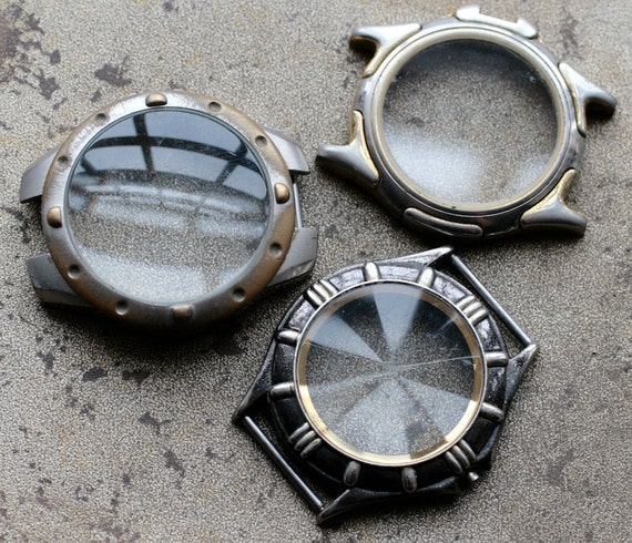 Wrist Watch Case Parts set of 3 D10