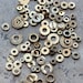 Vintage alarm clock case parts -- screw -- ring -- D7