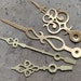 Assorted vintage clock hands -- set 4 - D5