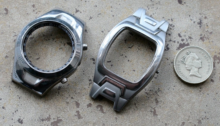 Vintage Watch Case parts set of 2 from timemill on Etsy Studio