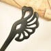 Exquisite Ebony Wood Hair Stick - Peacock