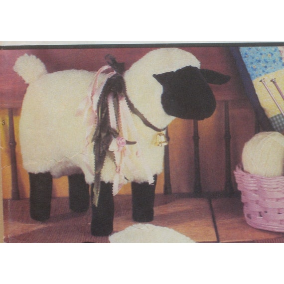 vintage stuffed sheep