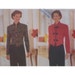 Jacket Pattern, High Necked Military Style Jacket With Shaped Front, Pants Butterick No. 4625 Size 14 16 18 (Bust 36 to 40, 92 to 102cm)