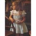 Vintage Girls Smocked Dress Pattern Top, Fitted Bodice, Sleeves, Collar, Little Vogue No. 1615 Size 6 (Breast 25" 64cm)