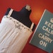 Flapper dress slip Silk lace L