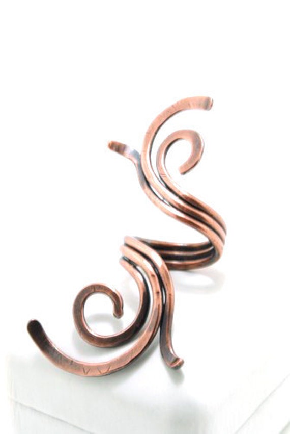 Copper or Brass wire ring by anidem on Etsy