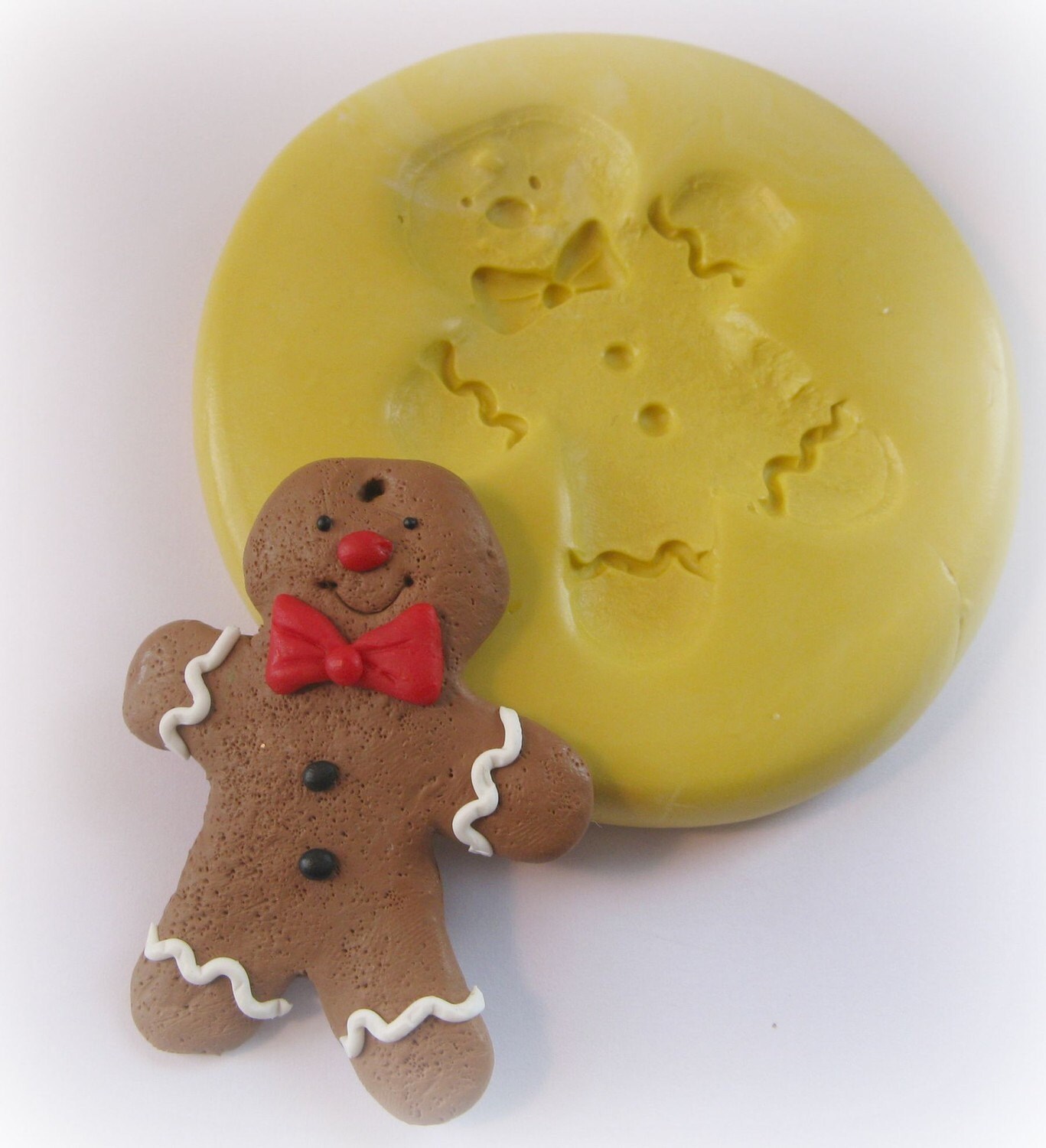 Gingerbread Man Mold Kawaii Mold Mould Resin Clay Fondant