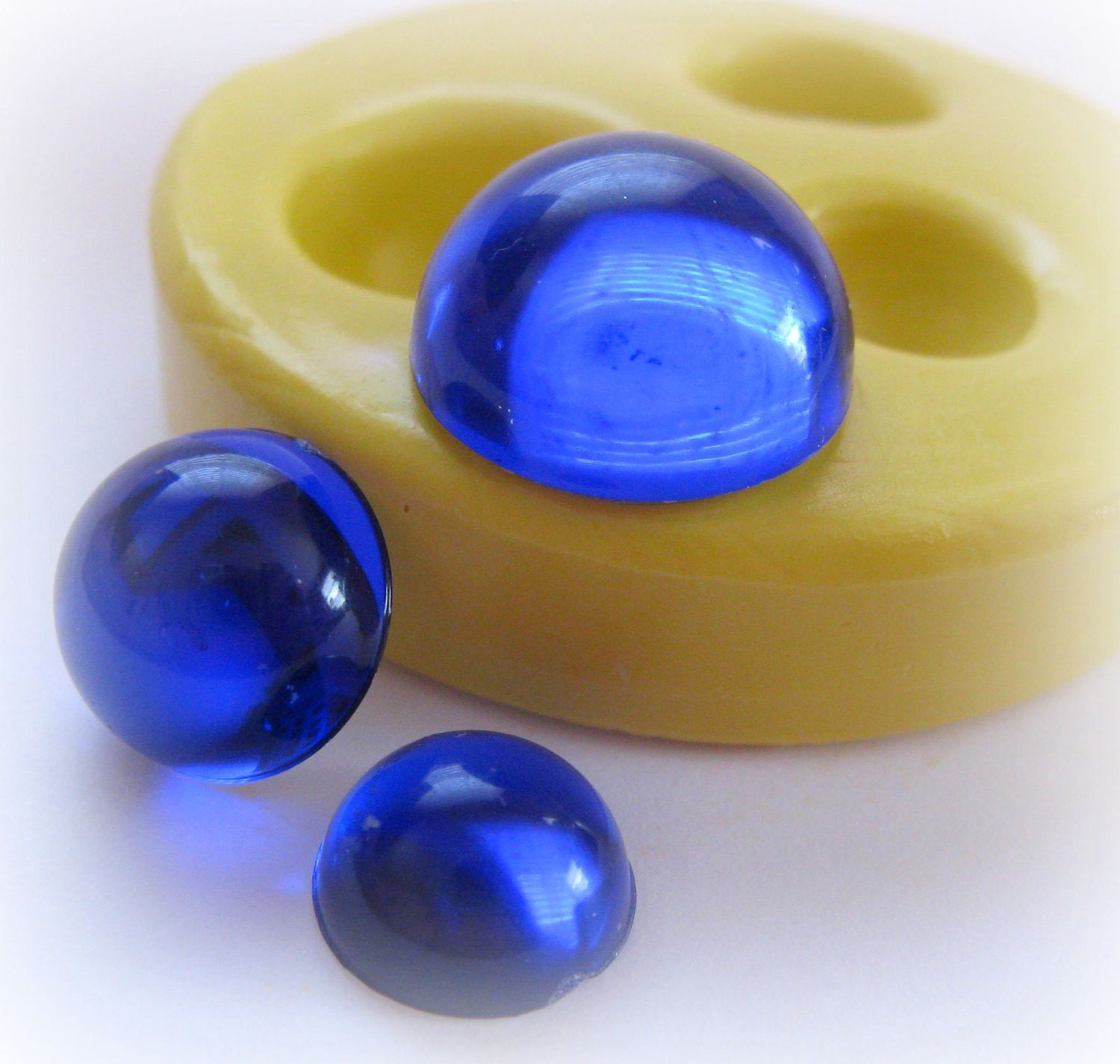 Round Dot Mold Resin Mold Polymer Clay Mould DIY Earrings