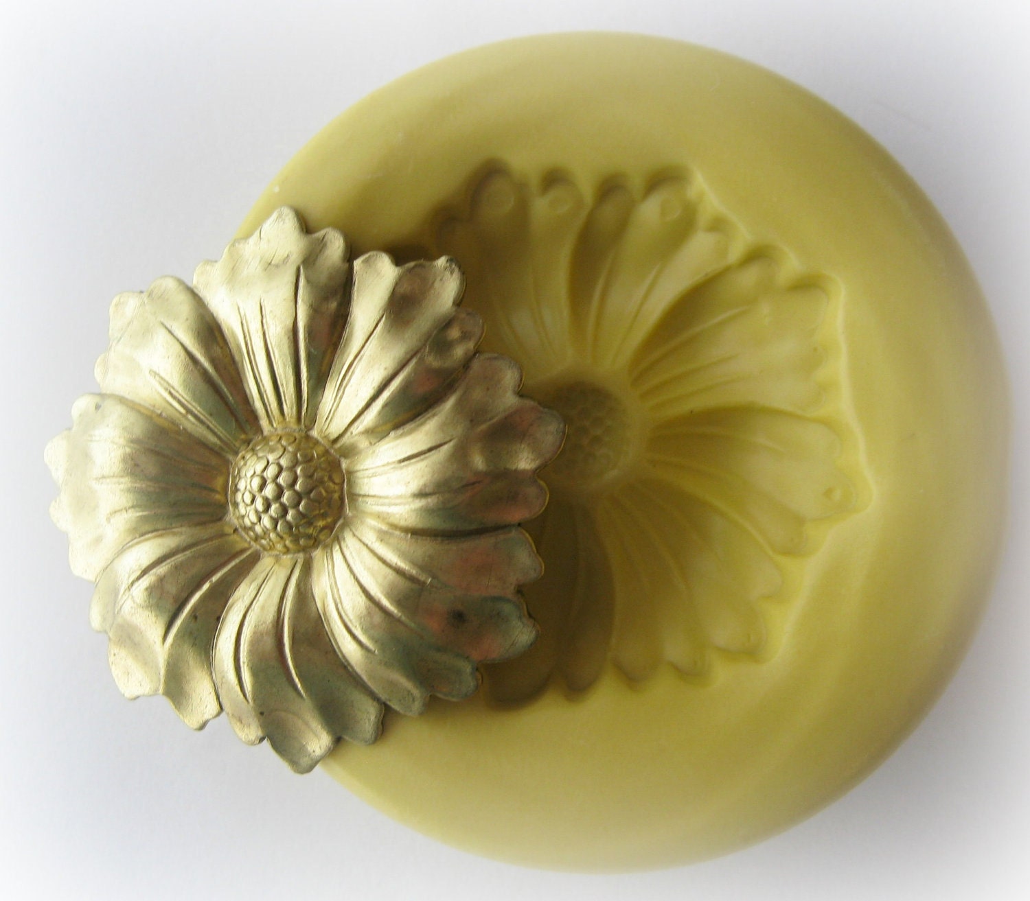 Flower Daisy Polymer Clay Flowers Cabochon Mold Resin Clay