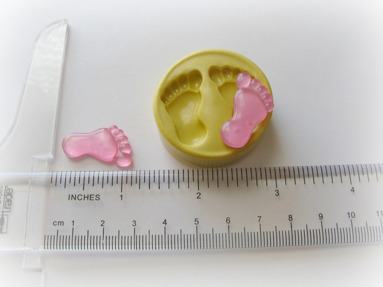 Silicone Molds Baby Feet Fondant Mold Clay Resin Foot Mould