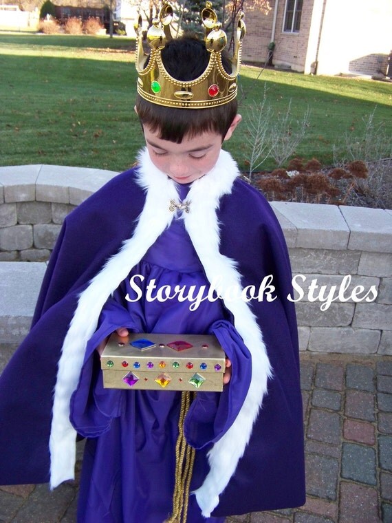 Child's King Queen Princess Purple Cape costume by StorybookStyles