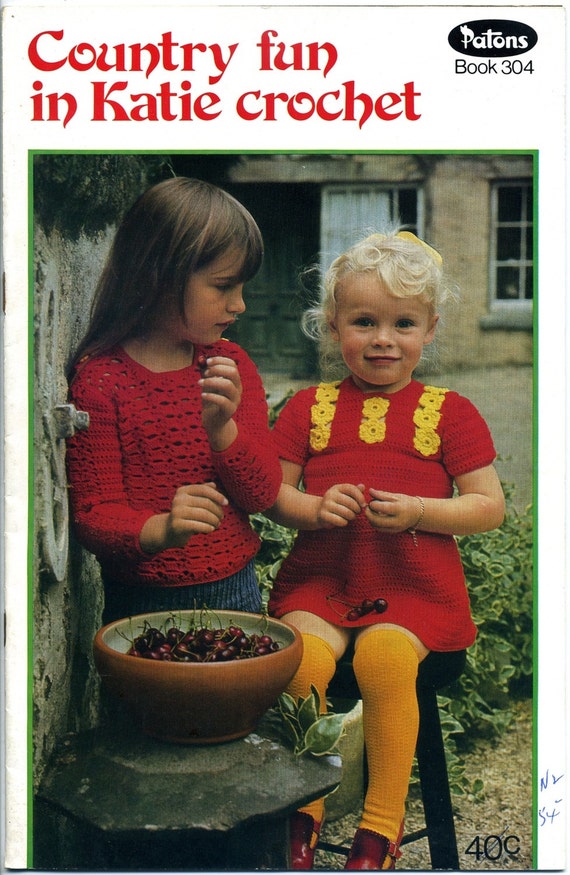 Vintage Crochet Pattern Booklet Patons Australia 304 1970s