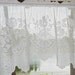BEAUTIFUL Vintage LACE CURTAIN 74 Wide